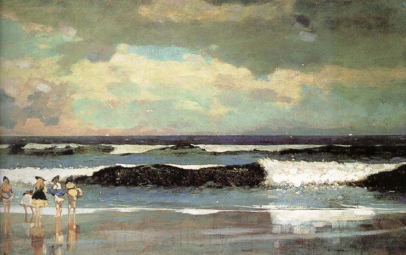 Winslow Homer Beach Norge oil painting art